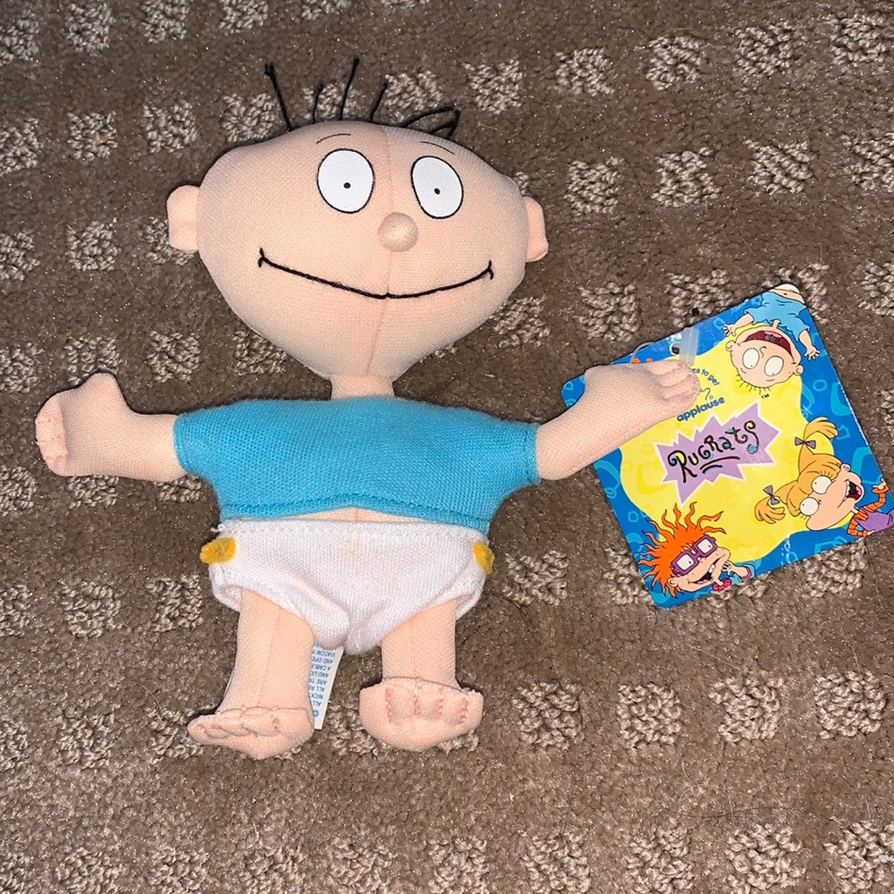 Vintage 1997 Rugrats Tommy Pickles Plush Beanbag NWT